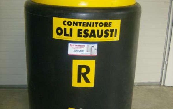 CONTENITORE OLI ESAUSTI